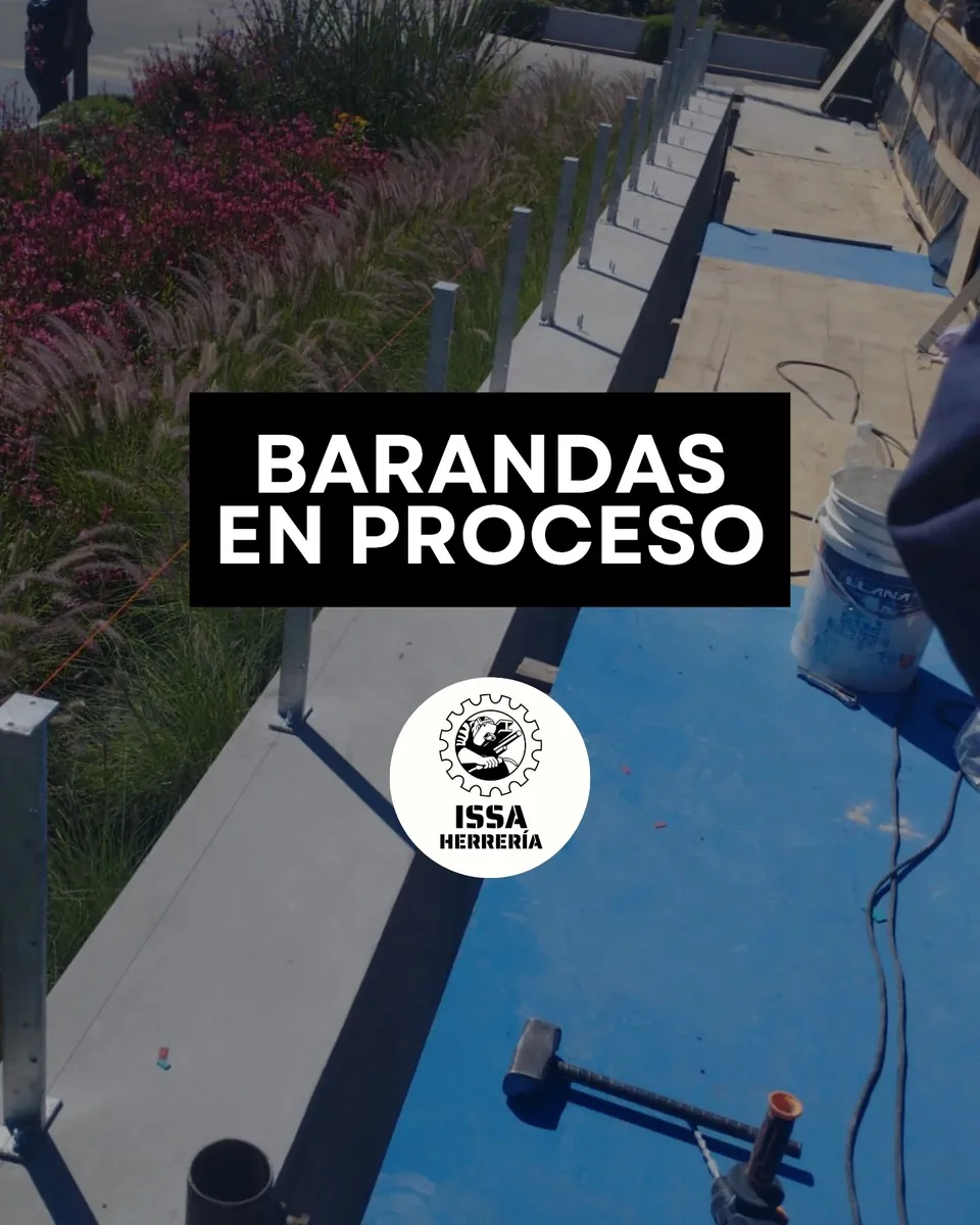 Portada: barandas en proceso